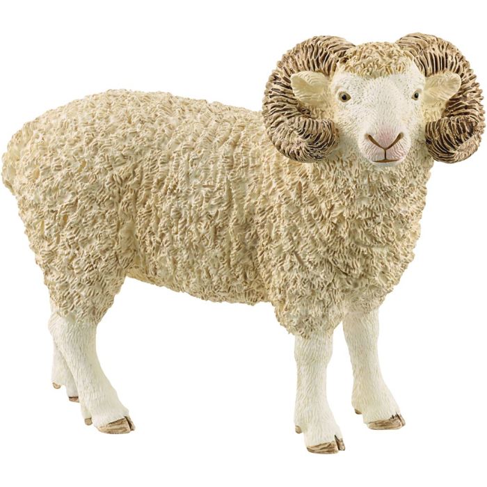 Schleich Bondegårdsdyr, Villsau, str. 7,1x9x4,5 cm, 1 stk.