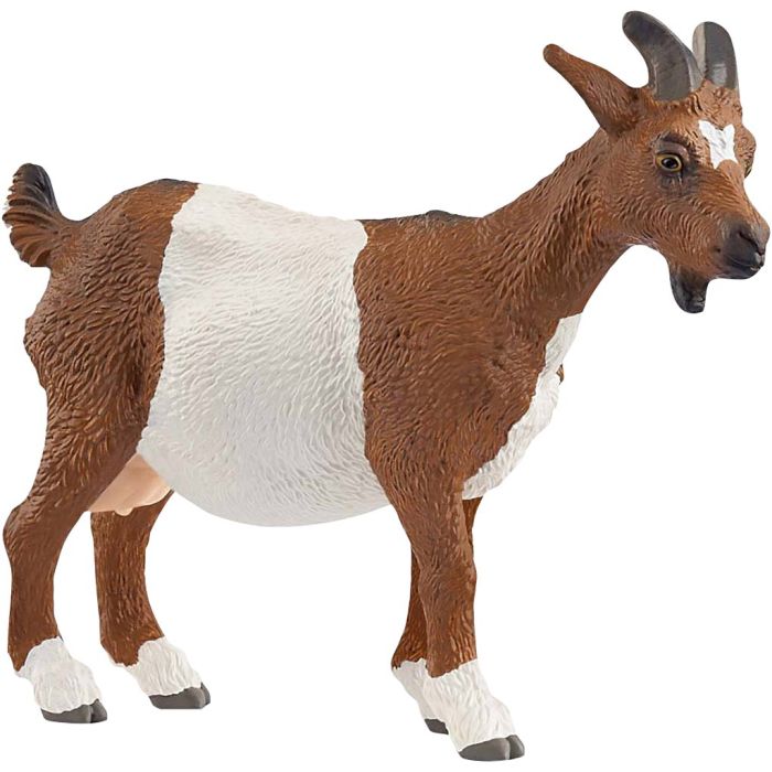 Schleich Bondegårdsdyr, Geit, str. 6,7x7,8x2,4 cm, 1 stk.