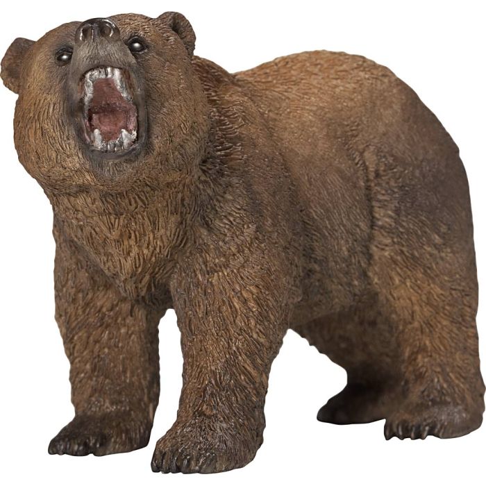 Schleich Ville dyr, Grizzlybjørn, str. 6,5x11x4,5 cm, 1 stk.