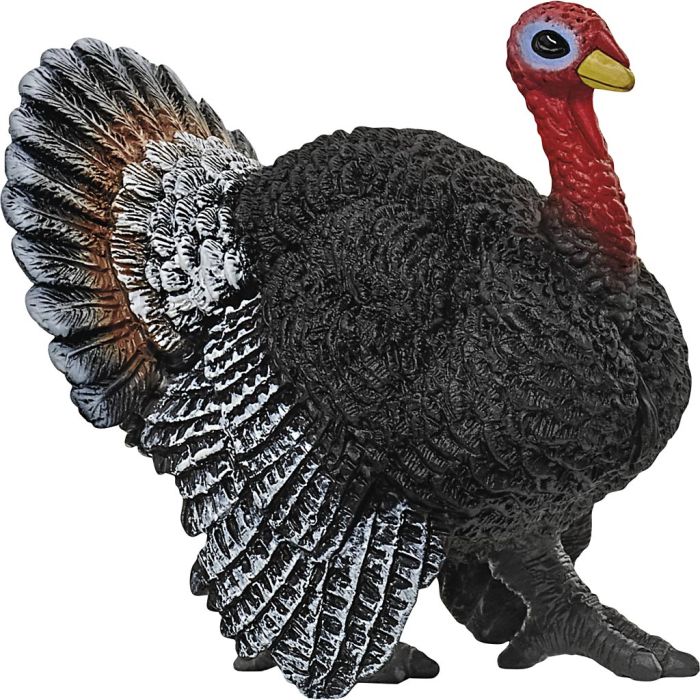Schleich Bondegårdsdyr, Kalkun, str. 6,1x5,1x6,4 cm, 1 stk.