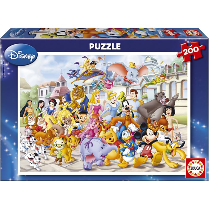 Puslespill Disney, 200 brikker, 1 stk.