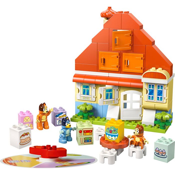LEGO® DUPLO® Blueys familiehus med minnespill, 83 deler/ 1 pk.