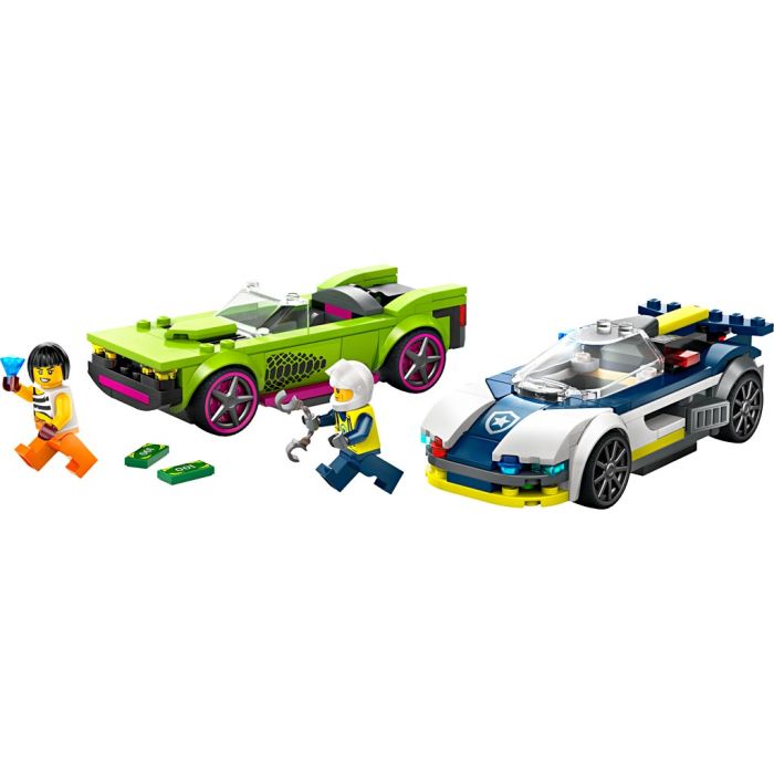 LEGO® City Politibil på muskelbil-jakt, 213 deler/ 1 pk.
