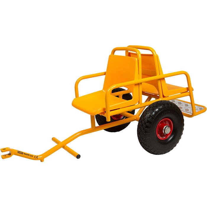 RABO Moon-Car-Tilhenger med Dobbeltsete, H: 28 cm, L: 124 cm, B: 53 cm, 1 pk.