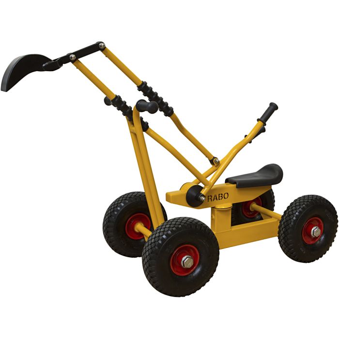RABO Gravemaskin. Alm hjul, H: 36 cm, L: 138 cm, B: 52.5 cm, 1 stk.