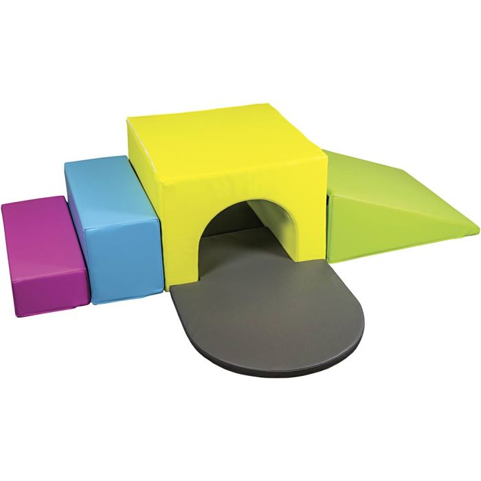 Jumbo Skumklosser med Tunnel, str. 87x170 cm, 6 deler/ 1 pk.