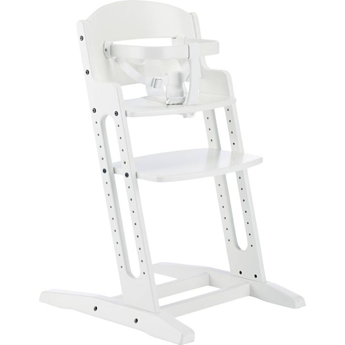 Høystol for barn, H: 83 cm, D: 57 cm, B: 49 cm, hvit, 1 stk.