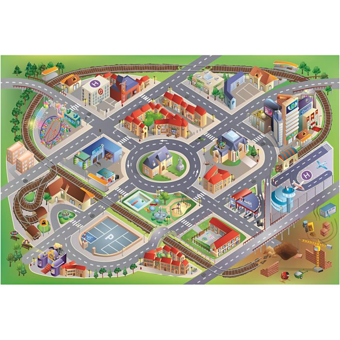 Leketeppe, Bysenter, str. 100x150 cm, 1 stk.