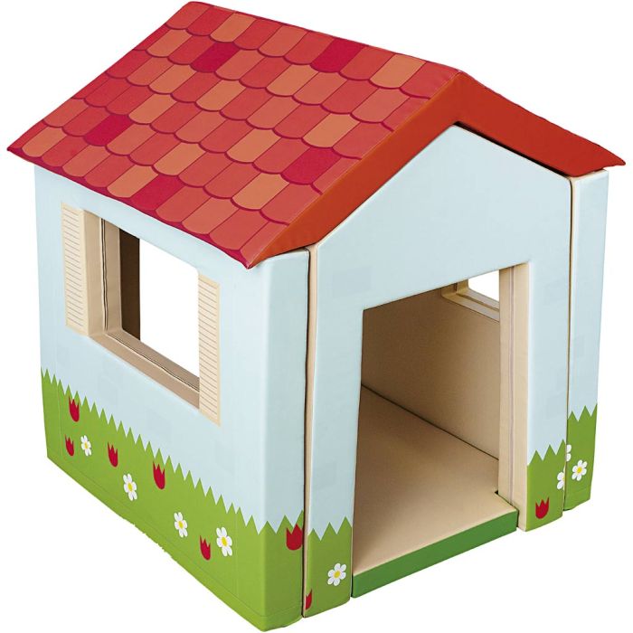 Lekehus i skum, str. 120x120x130 cm, 1 sett