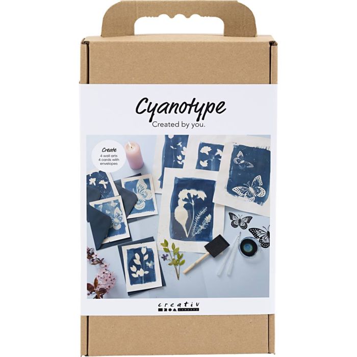 DIY Kit Cyanotrykk, blå, 1 pk.