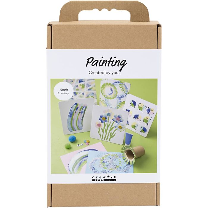 DIY Kit Maling, ass. farger, 1 pk.