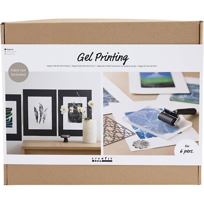 Gruppe DIY Kit Geltrykk, 1 pk.