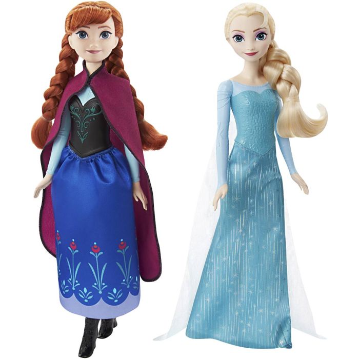 Disney Frost-dukke, Anna og Elsa, H: 30 cm, 2 stk./ 1 pk.
