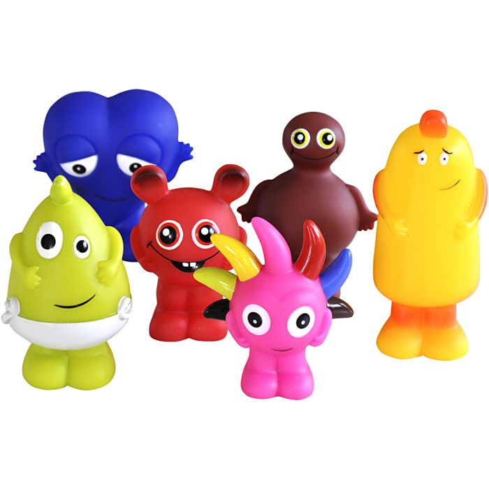 Babblarna Plastfigurer, str. 7-10 cm, 6 stk./ 1 sett