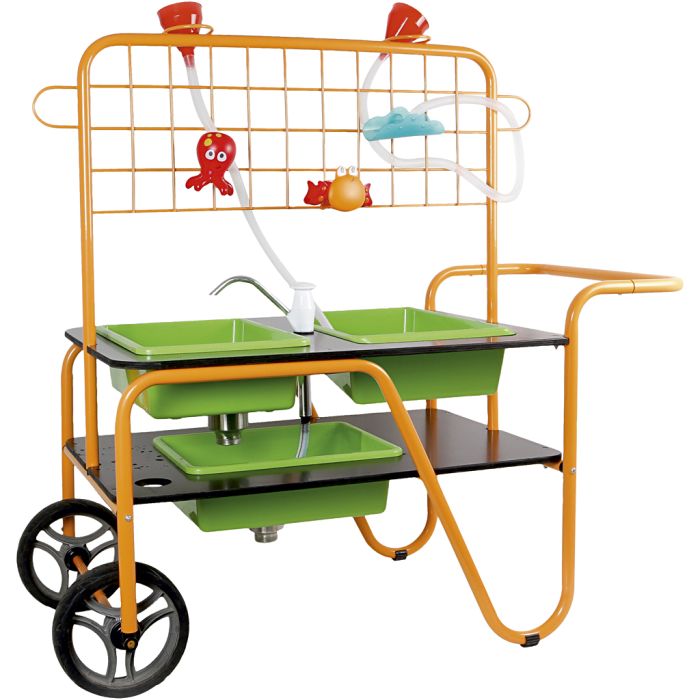 TopPlay by beleduc Mobilt Sand- og vannbord, str. 106x100x57,5 cm, 1 stk.