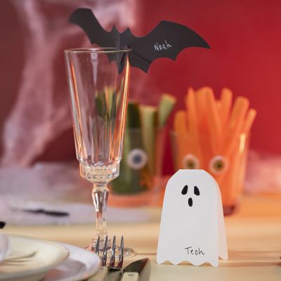 Halloween-bordkort i papp