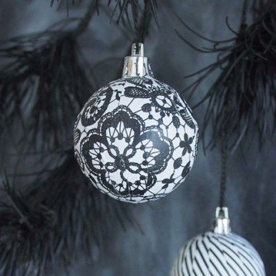 Julekuler med Paris decoupagepapir