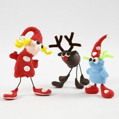 Julefigurer av Silk Clay