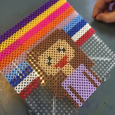 Pixel Art med r&oslash;rperler