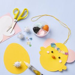 Mini DIY Kit Papirdekorasjoner, kartong med pynt, 1 sett