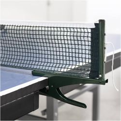 Clip-on net for a table tennis table