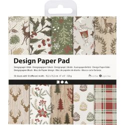 Blokk med designpapir
