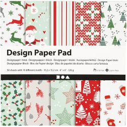 Blokk med designpapir