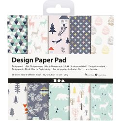 Blokk med designpapir