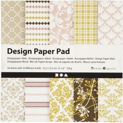 Blokk med designpapir