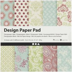 Blokk med designpapir