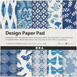 Blokk med designpapir