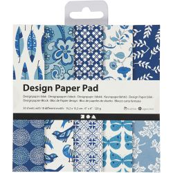 Blokk med designpapir