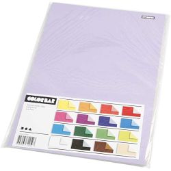 Color Bar Rivekartong, A4, ark 210x297 mm, 250 g, 16 ass. ark/ 1 pk.
