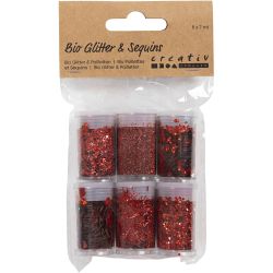 Biologisk nedbrytbart glitter og paljetter