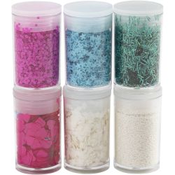 Biologisk nedbrytbart glitter og paljetter