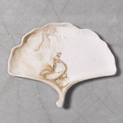 Silikonform, Gingkoblad, H: 1,5 cm, L: 18,5 cm, B: 14,8 cm, 1 stk.