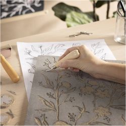Skj&aelig;resett for linoleum, 5 ass./ 1 sett