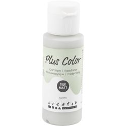 Plus Color Hobbymaling, lys gr&aring;, 60 ml/ 1 fl.