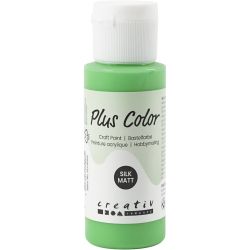Plus Color Hobbymaling, klar gr&oslash;nn, 60 ml/ 1 fl.