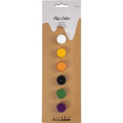 Plus Color Hobbymaling, halloween farger, 6x5 ml/ 1 pk.