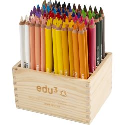 edu Kraftige Fargeblyanter