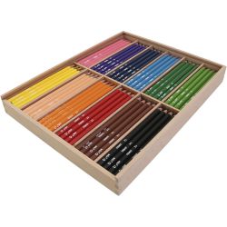 edu Jumbo Fargeblyanter, tykkelse 10 mm, mine 5 mm, ass. farger, 12x12 stk., 144 stk./ 1 pk.