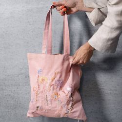 Mulepose, str. 38x42 cm, 185 g, rosa, 1 stk./ 1 pk.