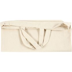 Mulepose , str. 39x44x10 cm, 310 g, lys natur, 1 stk.