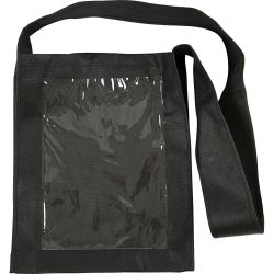Veske med plastfront