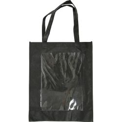 Veske med plastfront