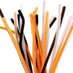 Piperenser, L: 30 cm, tykkelse 6 mm, halloween farger, 25 ass./ 1 pk.