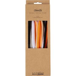 Piperenser, L: 30 cm, tykkelse 6 mm, halloween farger, 25 ass./ 1 pk.