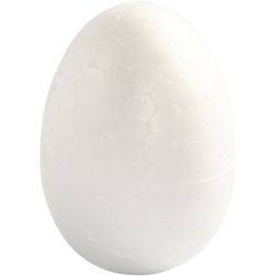 Egg, H: 4,8 cm, hvit, 100 stk./ 1 pk.