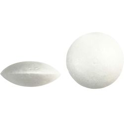 Ufo, dia. 7,5 cm, tykkelse 31 mm, hvit, 100 stk./ 1 pk.